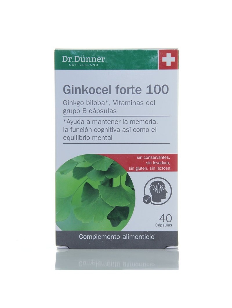 Ginkocel forte 100 • Dr.Dünner • 40 cápsulas