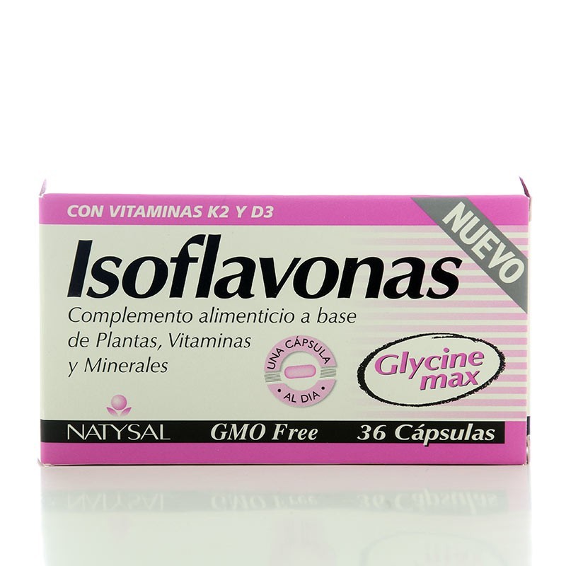 Isoflavonas • Natysal • 36 cápsulas