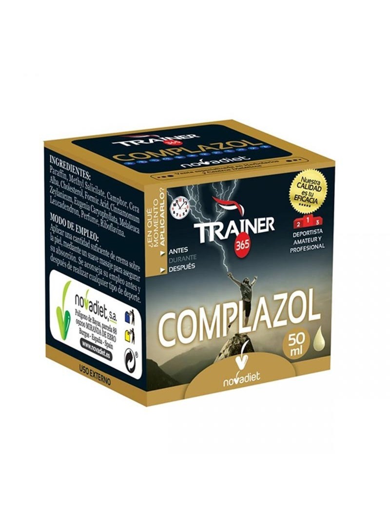 Trainer COMPLAZOL bálsamo masaje •  Novadiet • 50 ml