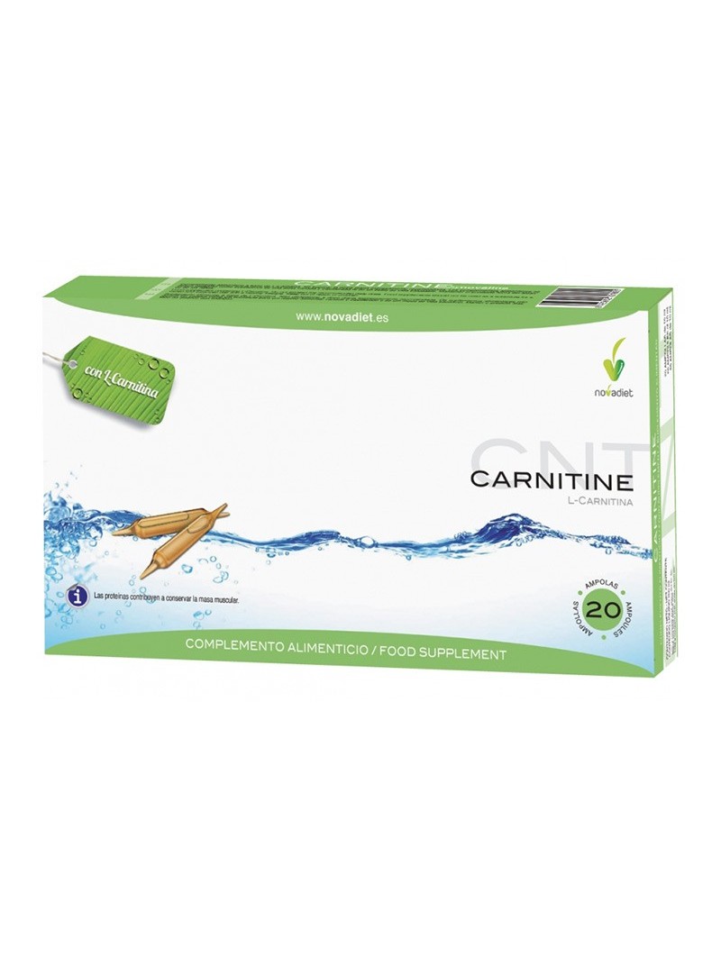 Carnitine L-Carnitina • Novadiet • 20 ampollas