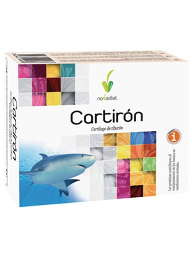 CARTIRÓN Cartilago de tiburón • NOVADIET • 60 cápsulas