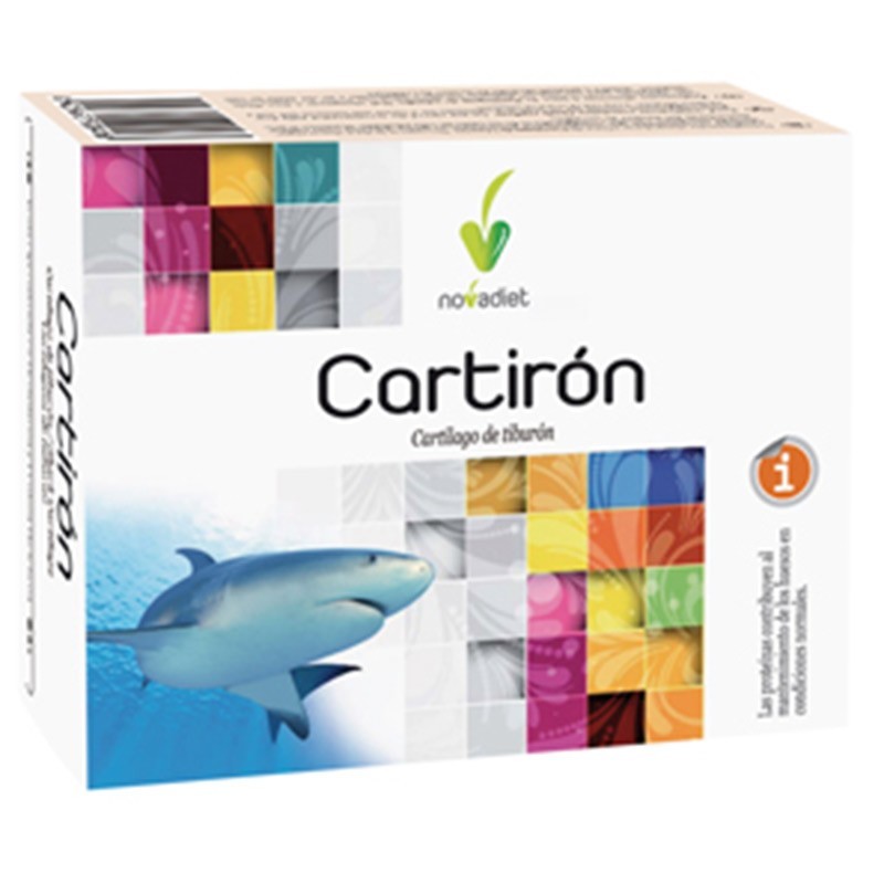CARTIRÓN Cartilago de tiburón • NOVADIET • 60 cápsulas